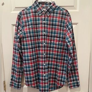 American Eagle Men’s Plaid Long Sleeve Button Down Shirt Size Medium
